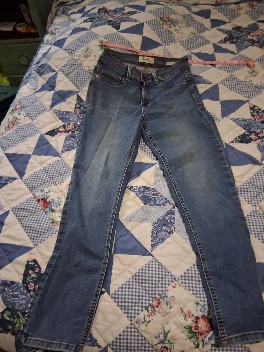 Angels brand stretchy jeans.